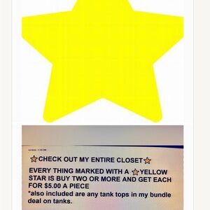 🌟 T-SHIRT AND MORE YELLOW STAR SALE 🌟
